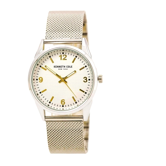 KC Mens Quartz Stainless Steel Wrist Watch - Picture 1 of 7